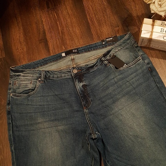 Kut from the Kloth Women's Boyfriend Jeans - Dark Blue - Picture 4 of 8